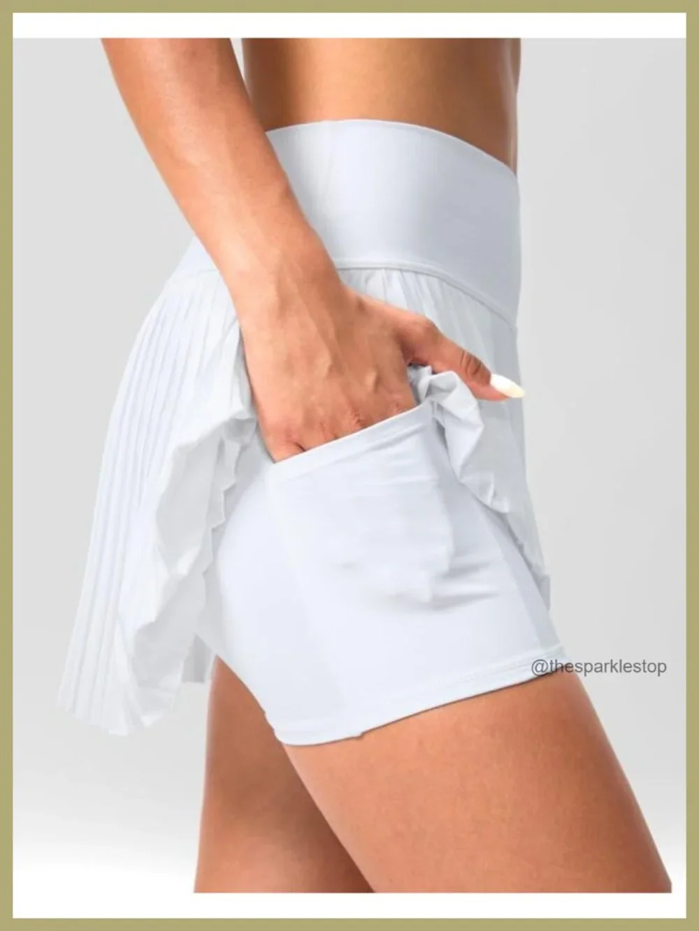 Pleated Tennis Skirt with Pockets High Waisted Athletic Golf Skort